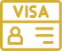 visa icon yellow